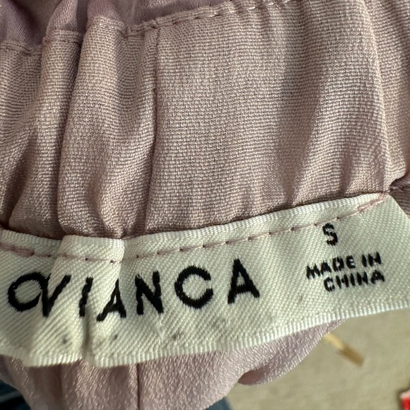 Cute purple o.vianca satin romper size small - Picture 5 of 5